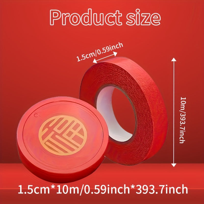 1pc Spring Couplet Tape Easy To Tear Non-marking Stickers