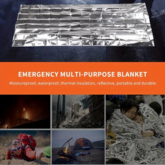 Emergency Thermal Blanket for Outdoor Activities Lightweight and Portable