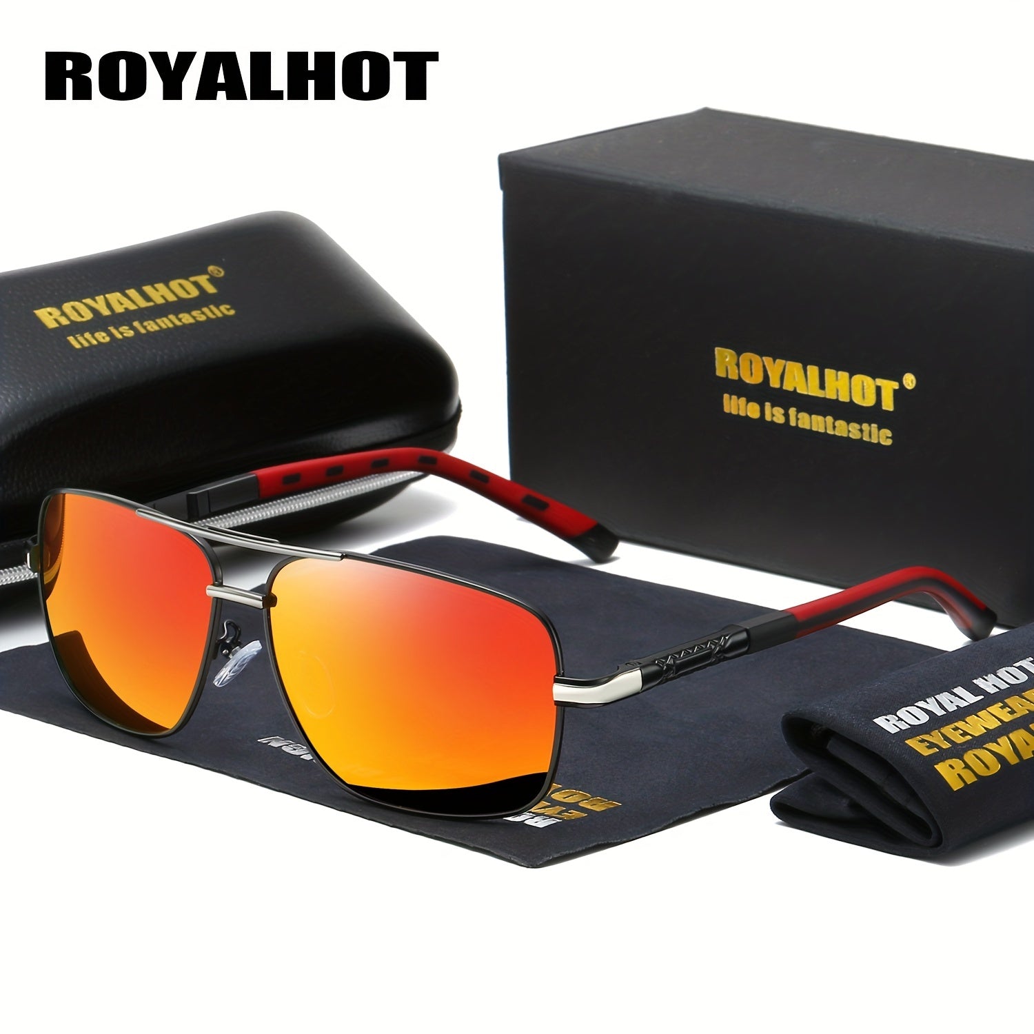 RoyalHot Polarized Oval Sunglasses for Driving Vacation