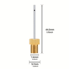 8pcs Brass Ball Pump Needles Heavy Duty Air Pump Needles For Balls