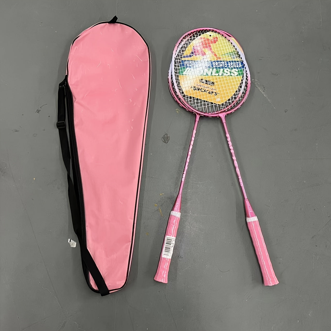 2pcs Aluminium Alloy Badminton Rackets for Training