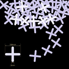 100pcs 3mm Tile Spacers Levelers for Ceramic Stone Installation