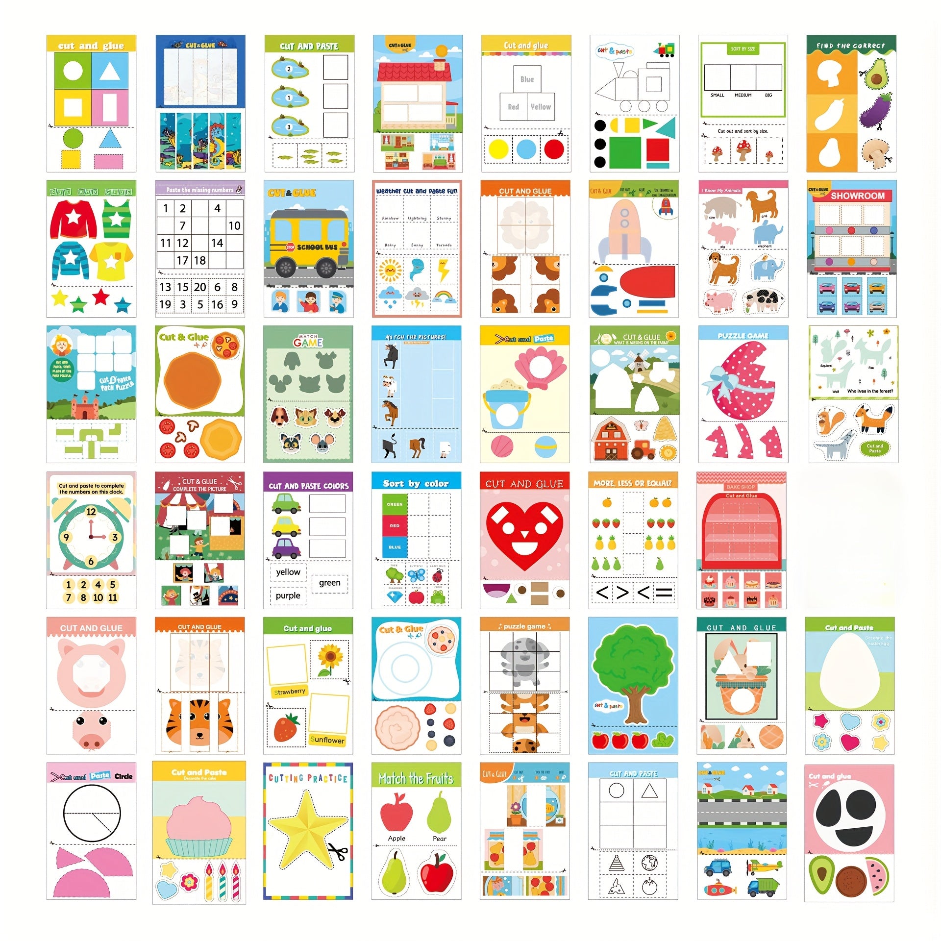 Paper Cutting Activity Book DIY Paper Art Projects No Scissors