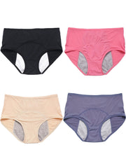 4 Pack Plus Size Leak proof Period Underwear Set