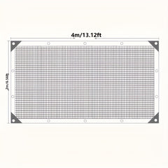 Rectangular Sunshade Breathable 8-Pin 96% Shading Rate