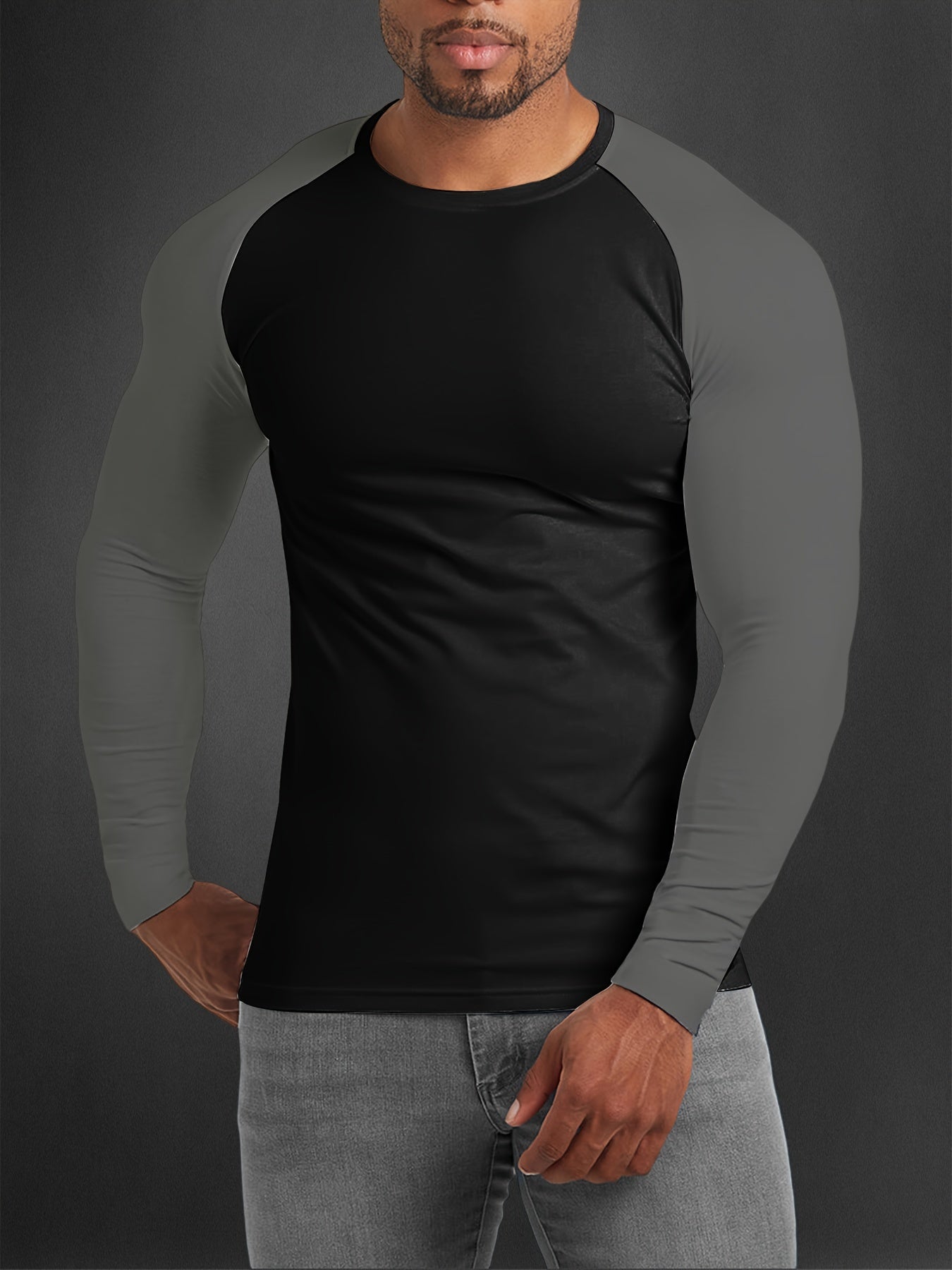 Men's Basketball Training Long Sleeve T-shirt Quick Drying Sports Top