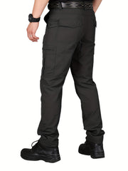 Men's Waterproof Cargo Pants Lightweight Tactical Trousers
