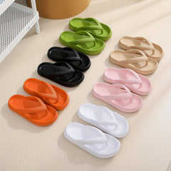 Women's Platform Non-slip Slippers Indoor Flip Flops