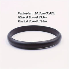 2 Pcs Silicone Sporty Style Bracelets Stretch Wristband Party Souvenir