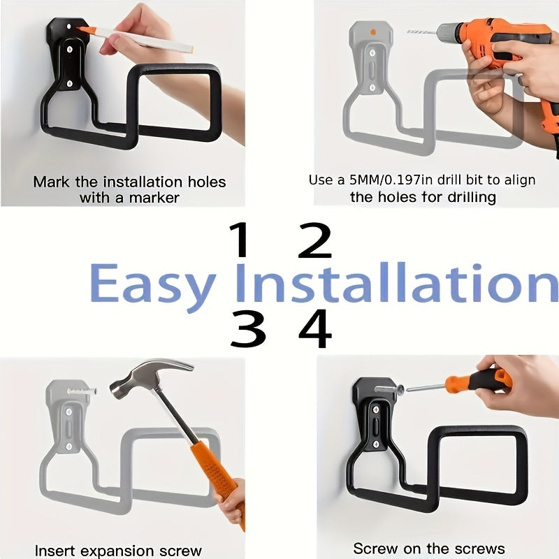 Metal Wall Mount Hose Holder Reel for Garden Irrigation