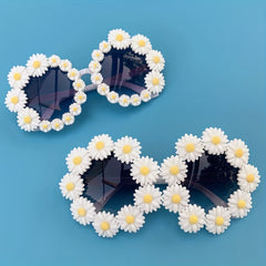 Daisy Flower Sunglasses Summer Gradient Glasses UV400