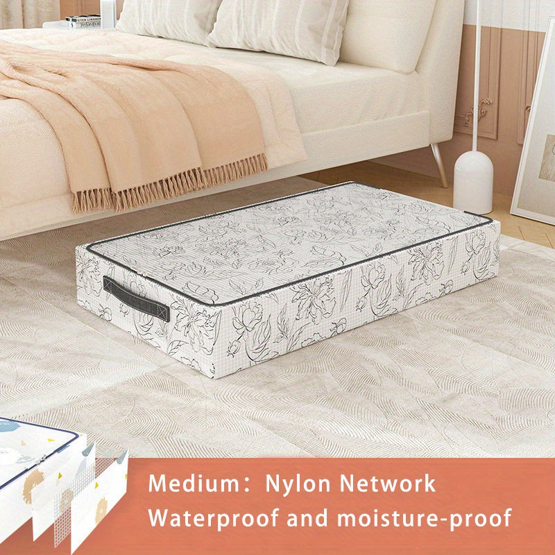 Waterproof PVC Underbed Storage Bag Clothes Blanket Organizer Dustproof Quilt