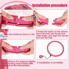Pilates Circle Fitness Equipment Up To 50kg Hoop Ball - Add Your Own Weights