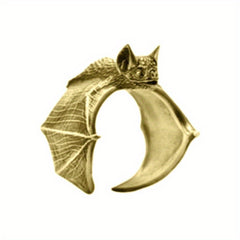 Retro Metal Cold Wind Bat Ring Male Niche Ring Jewelry