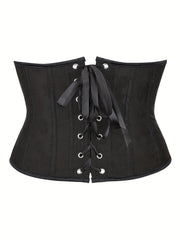 Strapless Corset Bustier Lace Up Body Shaper Women's Lingerie