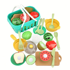 Kids Play House Fruit and Vegetable Kitchen Toy Set