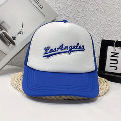 Los Angeles Embroidered Mesh Cap Trucker Hat