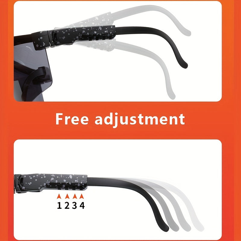 Men's Retro Cycling Sunglasses UV Resistant
