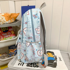 Kids Rabbit Printed Backpack Lightweight Casual School Bag
