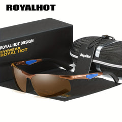 RoyalHot Aluminum Magnesium Polarized Sunglasses UV400 Sport Driving