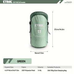 ETROL Camping Sleeping Bag Storage Bag Waterproof Compression Bag