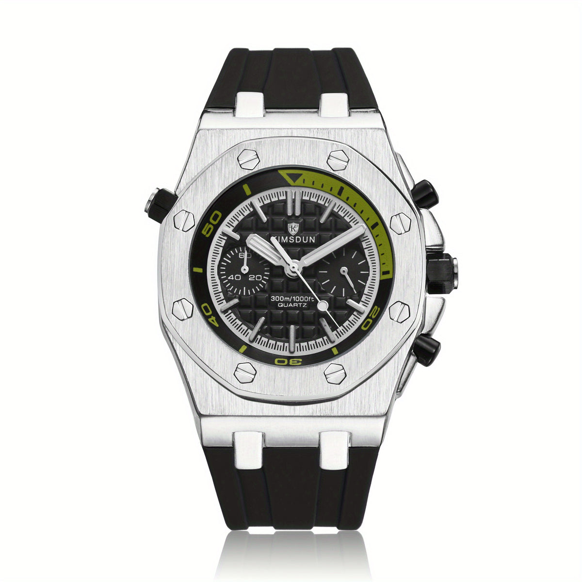 Men's Sports Quartz Watch Alloy Round Wrist Accessory