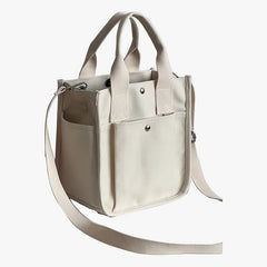 Hendia Mini Tote Bag Canvas Crossbody Purse Stylish Handbag