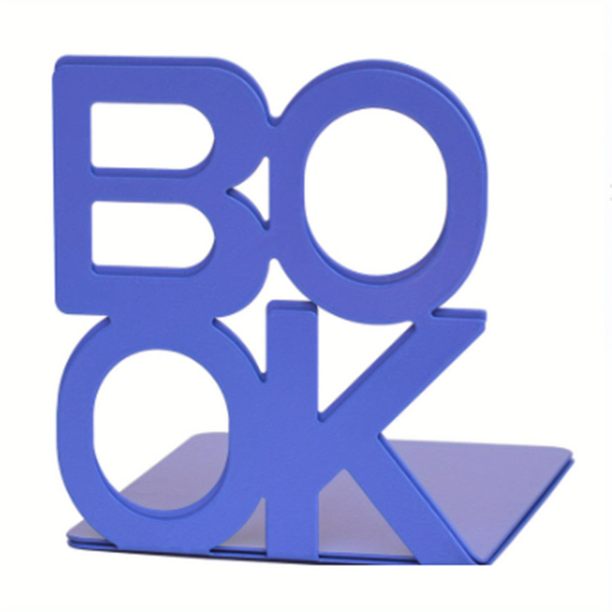 Iron Book Stand Support Non Slip Rack Shelf Holder