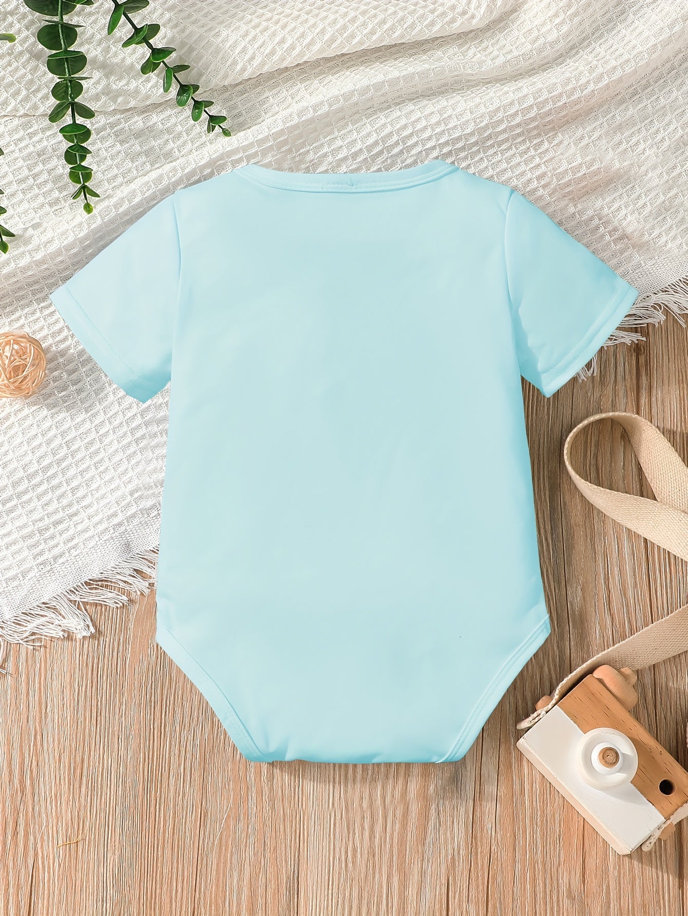 Embroidery Romper Short Sleeve Jumpsuit for 9 Months Baby