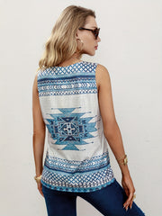  Southwestern Print Tank Top