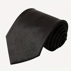 Men's Solid Necktie Business Wedding Party Necktie Gift For Men