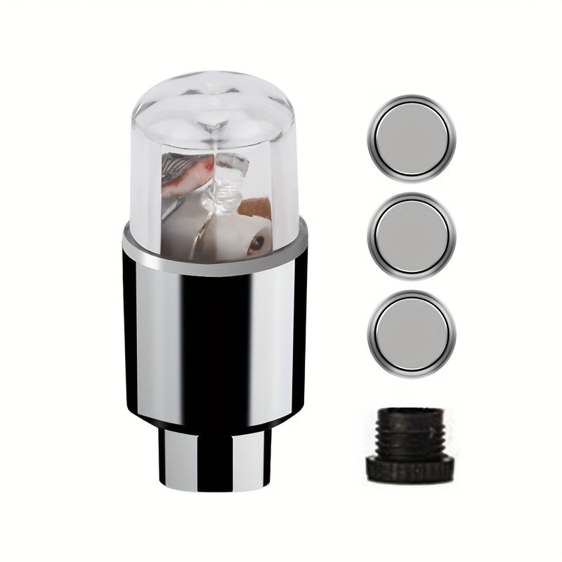 Promethfire LED Tire Valve Caps Neon Light - 2pcs