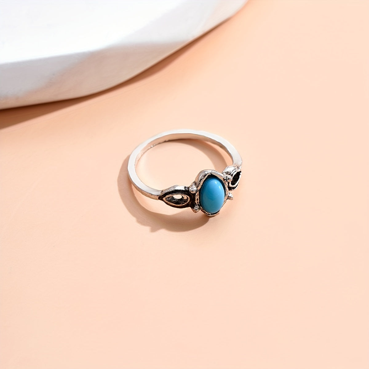 Turquoise Open Toe Ring Boho Style Foot Jewelry