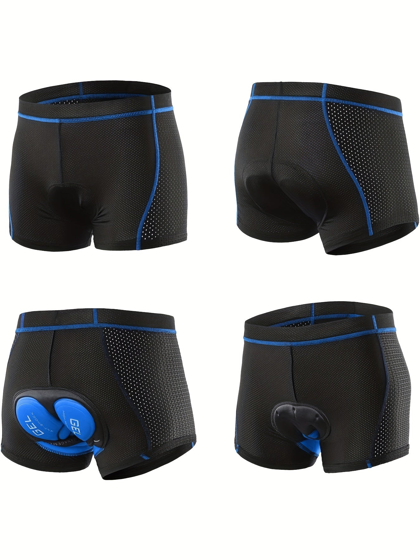 Men's Cycling Shorts with 3D Padding for Comfortable Riding