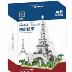 Eiffel Tower Model Building Blocks Toy - Educational Gift for Ages 6