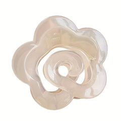 Jelly Flower Hair Claw Clip for Women Girls