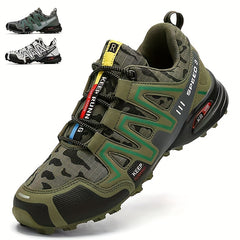 Men's Camo Hiking Sneakers Wear Resistant Non Slip Outdoor Shoes