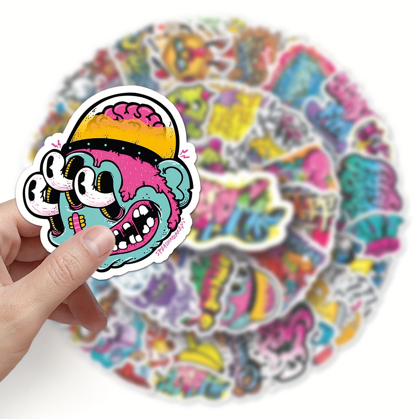 50pcs Street Graffiti Stickers DIY Phone Case Luggage Waterproof Stic