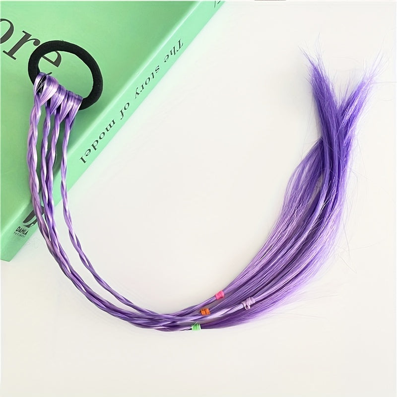 Gradient Braid Hair Ring for Kids