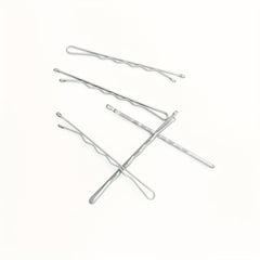 50 Large Silvery Non Slip Hair Clips for Thick Hair