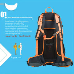 Large Capacity Hiking Backpack Waterproof Outdoor Bag Men Women