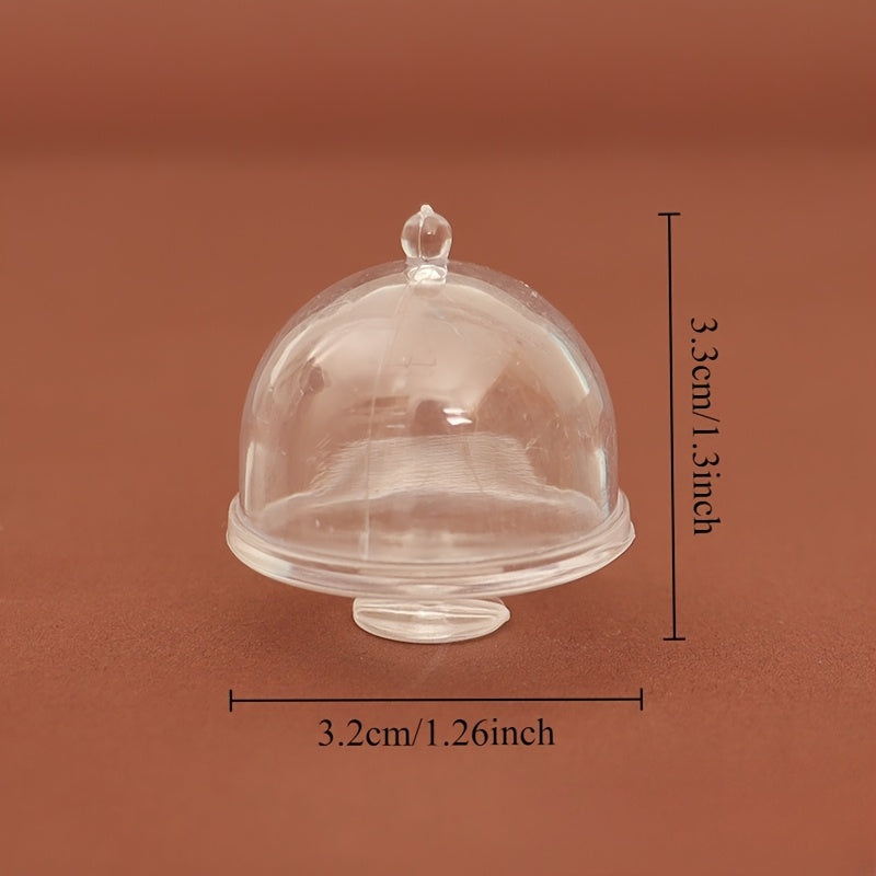 Dollhouse Transparent Tray with Lid Set - Kitchen Decor
