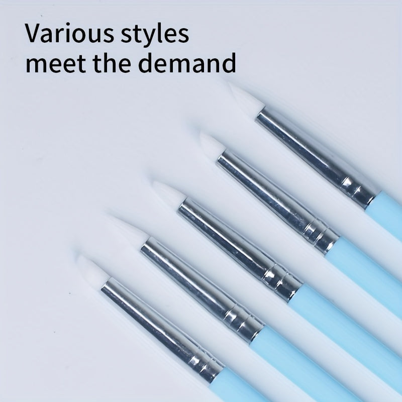 Silicone Soft Head Double Head Artificial Diamond Indentation Pen