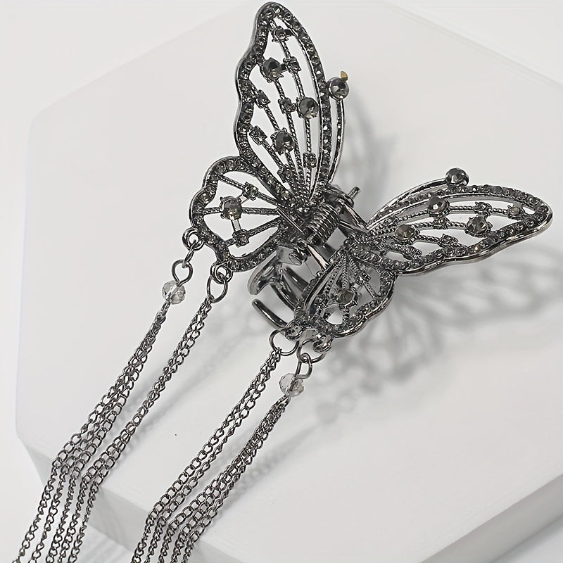 Butterfly Hair Claw Tassel Hair Accessories Women's Hair Clip
