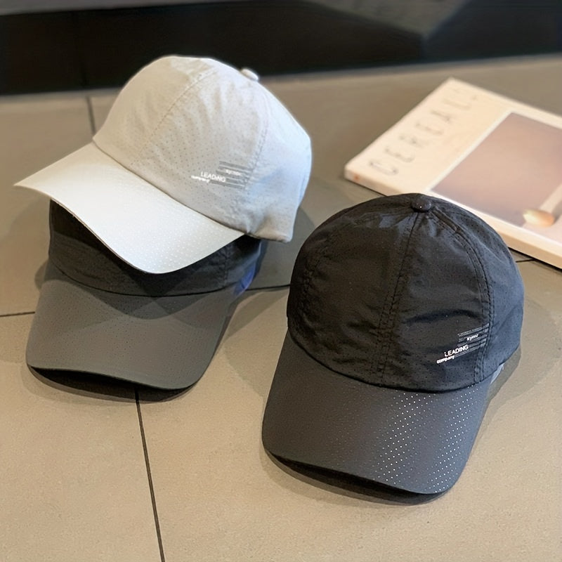 Breathable Baseball Cap Quick Drying Adjustable Sun Hat Lightweight Unisex