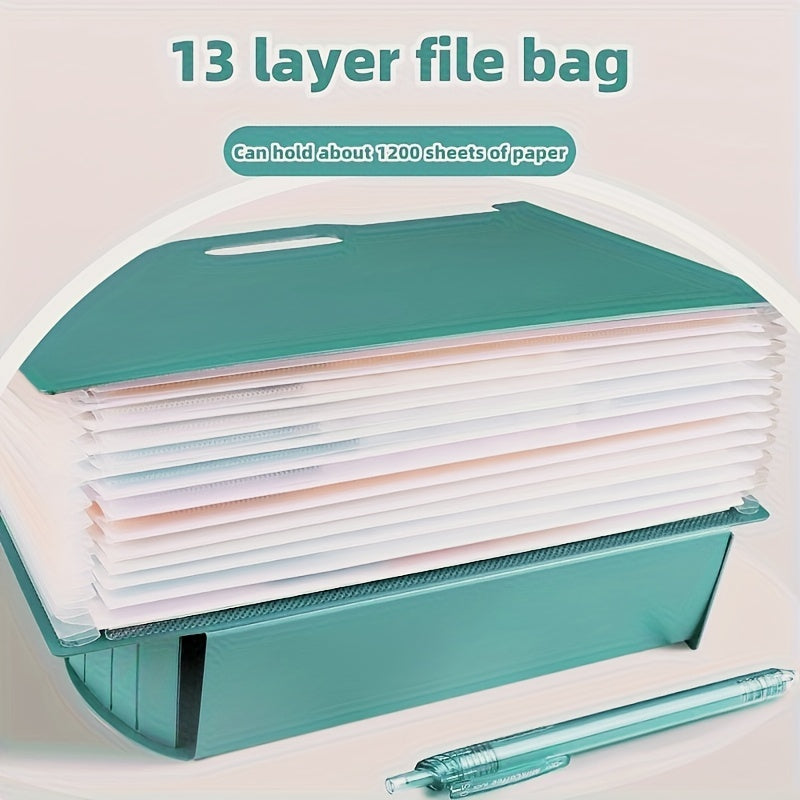 Multifunctional File Folder Pen Holder Organ Bag Storage Bag