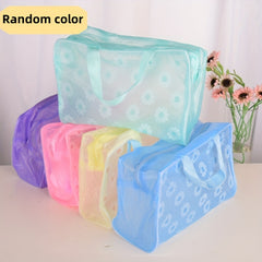 Large Capacity Makeup Pouch Portable Cosmetic Storage Bag