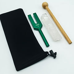 4096C High Freq Tuning Fork Alum Alloy w/ Hammer & Crystal