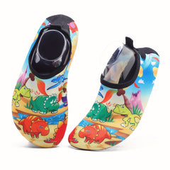Girls Dino Water Shoes Quick Dry Lightweight Aqua Socks