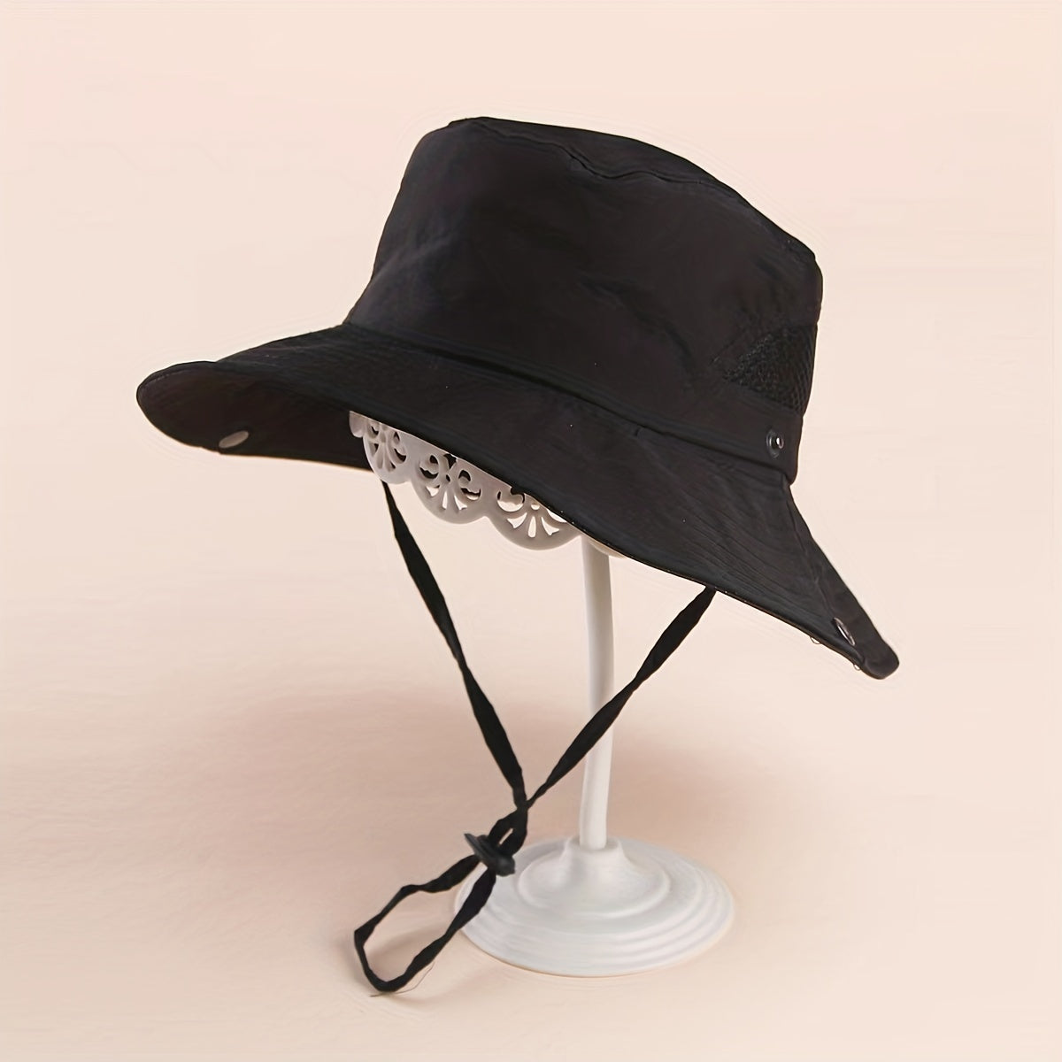 Breathable Sunscreen Bucket Hat Solid UV Protection Outdoor